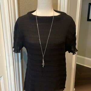 Banana Republic Long Crystal Cluster Necklace 39"